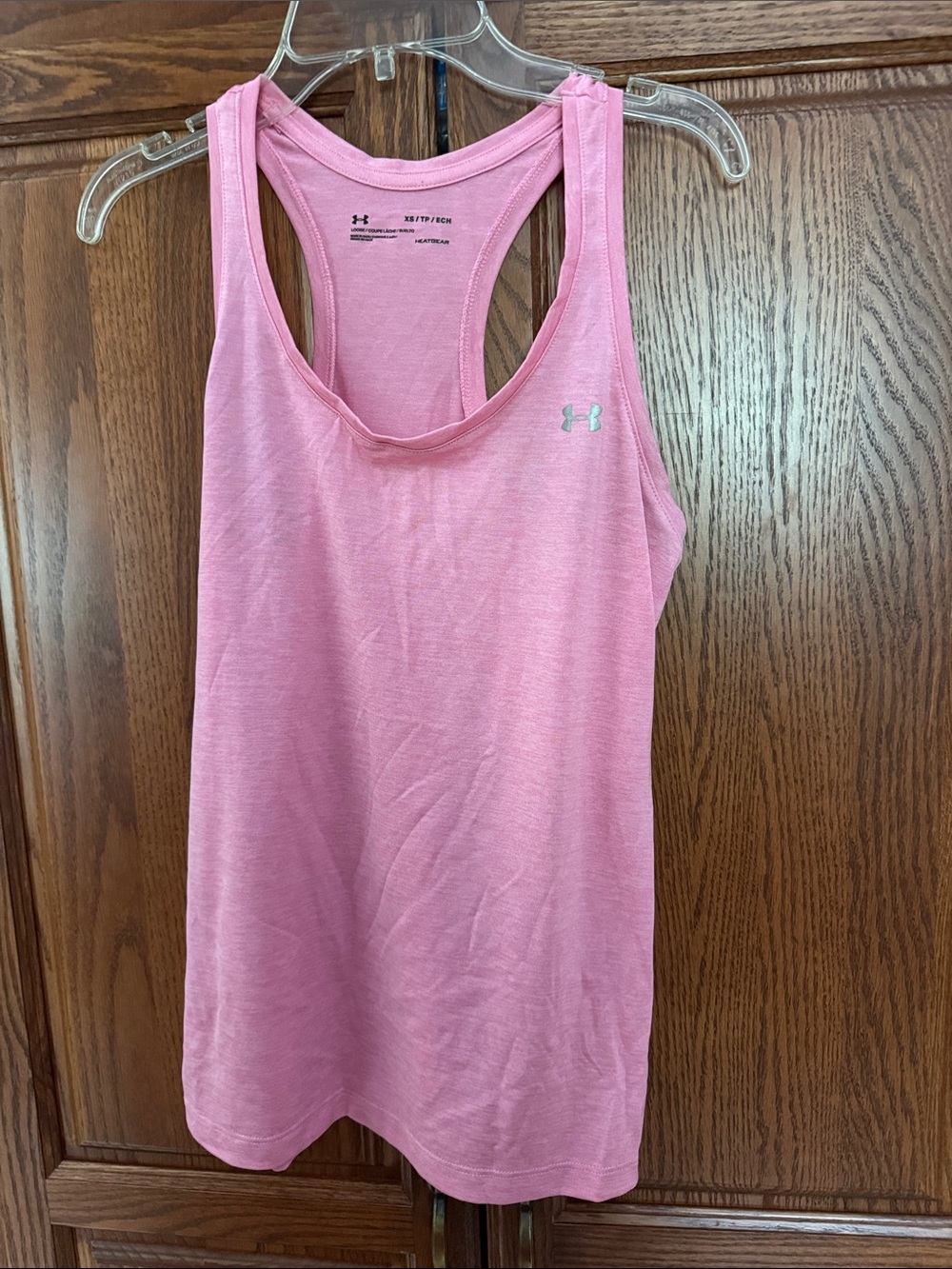 Under Armour Pink Racerback Performance Tank Top